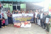 Amuren serahkan bantuan kepada korban kebakaran