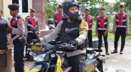 Kapolres Pijay Patroli Motor, Menjaga Stabilitas Menjelang Pilkada