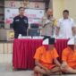 Dua pelaku sindikat peredaran narkoba jenis Kokain berhasil diamankan polisi 