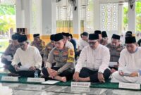 Kapolres Pijay, AKBP Ahmad Faisal Pasaribu, bersama Penjabat Bupati Pidie Jaya, Ir. Jailani Beuramat, serta perwakilan dari Kodim 0102 Pidie, Kejaksaan, Mahkamah Syar'iah, dan DPRK