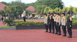 Polda Aceh gelar Apel pengamanan Pelantikan Presiden dan Wakil Presiden 