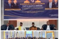 simpatisan Partai Nasdem siap memenangkan duet H Mukhlis-Ir H Razuardi sebagai Bupati/Wakil Bupati Bireuen periode 2025-2030.