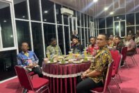 Kapolres Pidie Jaya, AKBP Ahmad Faisal Pasaribu, S.H., S.I.K., M.H., turut menghadiri acara penyambutan Dandim 0102 Pidie, Letkol Inf. Andi Irsal, M.Han.