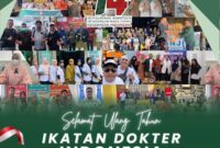Rangkaian kegiatan IDI  Peringatan HAUL Kota Langsa Ke -23 di lapangan merdeka Langsa.