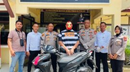 Seorang pemuda berhasil diamankan Polisi karena menjual motor tetangganya 