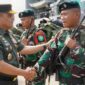 Pangdam IM sambut kepulangan 450 prajurit Raider Khusus 111/KB di pelabuhan Krueng Geukueh, Lhokseumawe.