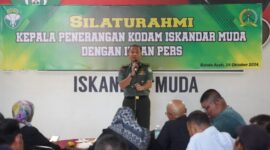 Penerangan Kodam Iskandar Muda (Pendam IM) mengadakan kegiatan silaturahmi dengan wartawan.