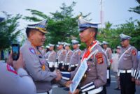 Borong Lima Medali PON, Bripda Rahmat Syahputra dapat Penghargaan dari Dirlantas Polda Aceh. 01/10/2024.