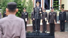Kapolres Pidie Jaya Pimpin Upacara Hari Pahlawan