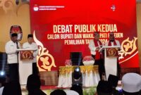 Paslon Bupati dan Wakil Bupati Bireuen, Murdani Yusuf-Abdul Muhaimin (Mu'Min) kembali menguasi  debat publik