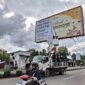 Panwaslih lakukan pembersihan Alat Peraga Kampanye (APK).
