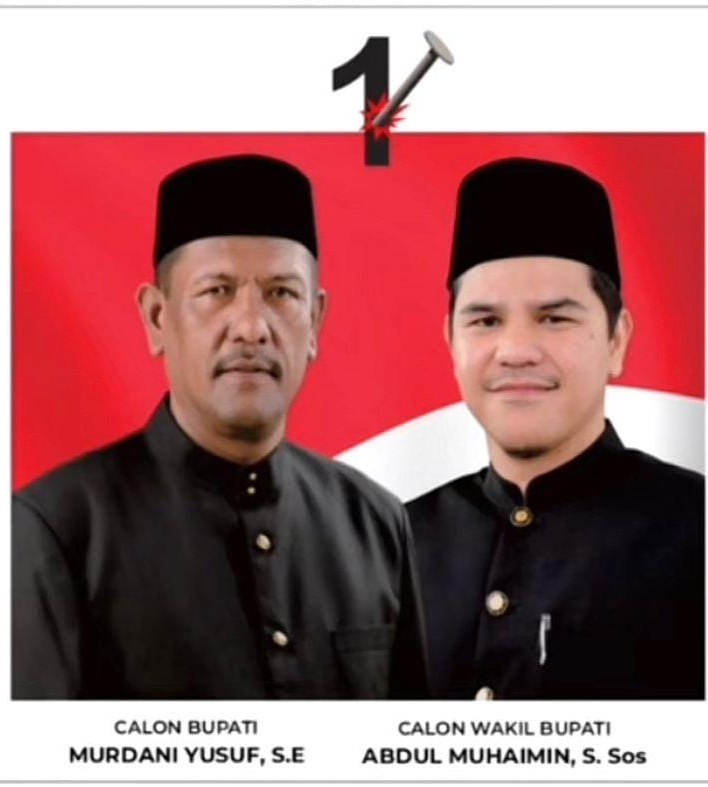 Hasil sementara pasangan Mu'Min menang di Bireuen 