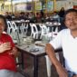 Ketua Umum mum PSBL H.Hasan Basri SH MH (kiri) dan Bendahara Umum PSBL Rusli Achmad SE.