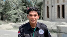 Ketua Umum Forum Komunitas Generasi Muda Mahasiswa Babahrot Aceh Barat Daya (Forkasgemadya) Raihan Firmansyah