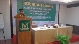Ketua Badan Baitul Mal Aceh (BMA), Mohammad Haikal, secara resmi membuka acara Focus Group Discussion (FGD) bertajuk “Pengecualian dan Kekhususan dari Ketentuan Pengelolaan Keuangan Aceh pada Umumnya”. Acara ini bertempat di Hotel Mekkah, Senin (10/12/2024)