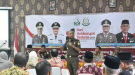 Kepala Kejaksaan Negeri Bireuen Munawal Hadi,S.H M.H mendampingi Wakil Kepala Kejaksaan Tinggi Aceh Muhibuddin,S.H M.H dalam acara Sosialisasi Peningkatan Pemahaman Tentang Resiko dan Dampak Korupsi.