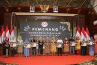 Gampong Cinta Raja Kecamatan Langsa Timur berhasil meraih juara II dalam perlombaan Gampong kerajinan.