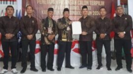 Kip Aceh Singkil tetapkan Oyon - Hamzah sebagai Bupati dan Wakil Bupati Terpilih 