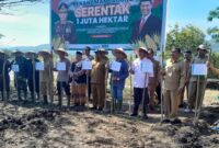 Polres Bireuen Tanam jagung serentak, program Ketahanan Pangan Nasional 