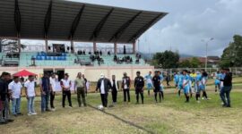 Haili Yoga membuka turnamen sepak bola piala Bupati Terpilih Aceh Tengah dalam Rangka memperingati HUT Kota Takengon ke 448 tahun.