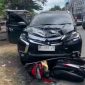 Satu unit Pajero mengalami laka lantas dengan sepeda motor di Cot Gapu, Bireuen 