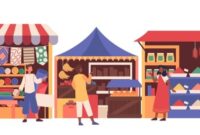 Ilustrasi Bazar UMKM