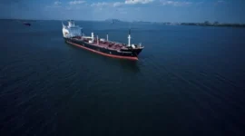 kapal MT. Alpha Point dari Terminal Khusus Blang Lancang yang berlokasi di Lhokseumawe, menuju Kilang TPPI Tuban, Jawa Timur.