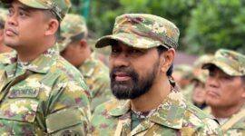 Gubernur Aceh, Muzakir Manaf, bersama sejumlah Bupati/Wali Kota se Aceh, mengikuti retreat bersama seluruh pimpinan daerah se Indonesia, di Akademi Militer, Senin 24/02/2025. Rencananya retreat bersama presiden itu akan berlangsung mulai 21-28 Februari pekan depan. (Foto IST: Humas Aceh)