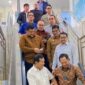 Foto upload media sosial Mendagri dan Menteri Ekonomi Kreatif, Teuku Riefky Harsya tiba di Aceh.