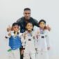 Empar orang Atlet Bhayangkara Taekwondo Presisi Club Kota Banda Aceh dibawah asuhan dan pelatih Aipda T. Raja Azhari Bhabinkamtibmas Gampong Keuramat Polsek Kuta Alam Polresta Banda Aceh berhasil meraih tiga medali emas dan satu perunggu, Kamis (6/02/25).