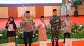 Kapolri Jenderal Listyo Sigit Prabowo dan Panglima TNI Jenderal Agus Subiyanto menghadiri acara Safari Ramadan di Polda Lampung, Rabu, 26 Maret 2025.