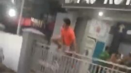 Foto screenshot dari salah satu video yang beredar napi kabur dari Lapas Kelas IIB Kutacane 