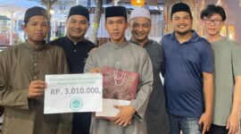 Ketua BSI Smart Agen Owner Organization (Browniz) wilayah Langsa dan Aceh Timur, M. Chairuddin (peci putih)