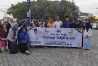 DPD APJI Aceh berbagi Takjil buka puasa kepada masyarak pakir miskin di kota banda Aceh, Jumat 21 maret 2025
