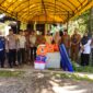 Pemerintah Kabupaten Aceh Barat salurkan bantuan dan santunan kepada keluarga korban kebakaran di Desa Alue Raya, Kecamatan Samatiga, senin (21/4/2025)’
