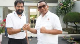 Gubernur mengucapkan selamat datang dan selamat bertugas di Bumi Serambi Mekah kepada Yudi Triadi,yang baru saja dilantik sebagai Kajati Aceh oleh Jaksa Agung ST Burhanuddin, kemarin Rabu, 23 April 2025.