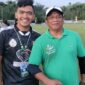 Owner Eva Sky Hotel Hamdayani bersama salah seorang panitia pertandingan..