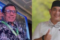 Hendry Ch Bangun dan Zulmansyah Sekedang. (Dok PWI)