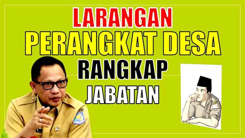 Ilustrasi: Perangkat Desa Dilarang Rangkap Jabatan