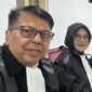 Advokat Hasan Basri SH MH dan Dian Yuliani SH MH saat melakukan pendampingan hukum kepada Sri Novita Sari ST.