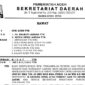 Surat resmi pelantikan Wali Kota dan Wakil Wali Kota Langsa, Jeffry-Haikal. Foto : Tangkapan Layar.