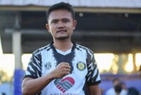 M. Salman Ketua Penitia pelaksana Turnamen pertandingan Bola Liga Piala Presiden Macan Putih Cup Kecamatan Meureubo, Kabupaten Aceh Barat, Senin 12 mei 2025.,