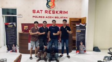 Sat Reskrim Polres Aceh Selatan Ringkus Dua Pelaku Pencurian HP di Trumon Timur