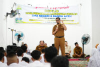 Kadisdik Aceh Marthunis S.T., D.E.A,memberikan pesan kuat agar seluruh rangkaian MPLS dijalankan dengan prinsip ramah anak dan bebas dari praktik bullying maupun perploncoan.
