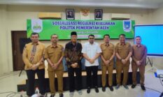 Kesbangpol Aceh Gelar Sosialisasi, 66 Sekdes Diberikan Pemahaman Politik