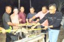 Camat Teupah Tengah melakukan silaturahmi dengan kepala desa