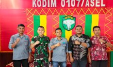 ‎Dandim 0107/Aceh Selatan Terima Kunjungan Silaturrahmi Ketua Umum FAJI  ‎