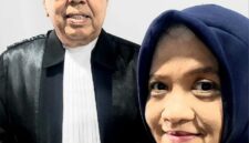 H.Hasan Basri SH MH bersama Dian Yuliani SH dari Kantor Hukum Hasan Basri & Rekan dari Kota Langsa