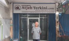 T. Komaki Mantan Jurnalis Asal Jepang Silaturrahmi ke Kantor Berita Atjeh Terkini