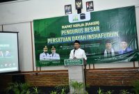 Pengurus Besar Persatuan Dayah Inshafuddin (PB Inshafuddin) Aceh menggelar Rapat Kerja (Raker) 2025 di Parkside Meuligoe Hotel, Meulaboh, Aceh Barat, Jumat (22/8/2025).